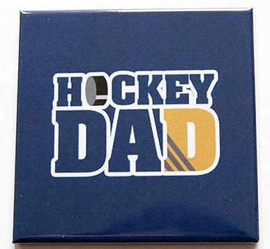 Hockey Dad Magnet - Kelly's Handmade