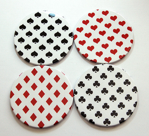 Poker Night Coasters - Kelly's Handmade