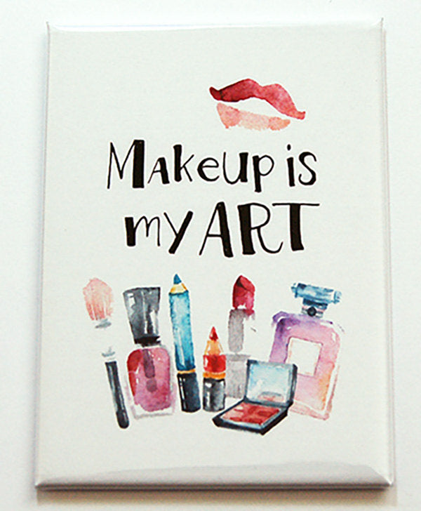 Makeup Is My Art Large Pocket Mirror - Kelly's Handmade