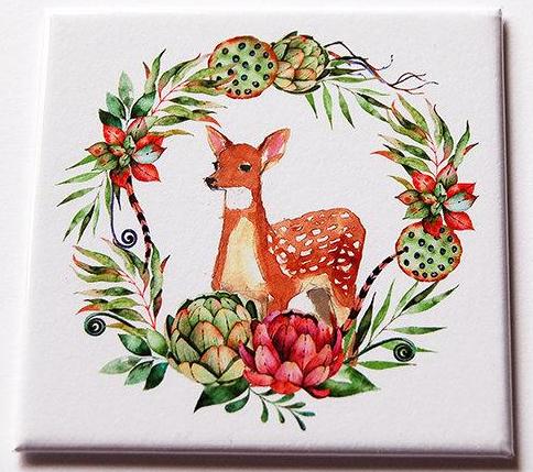 Nature's Beauty Deer Magnet - Kelly's Handmade