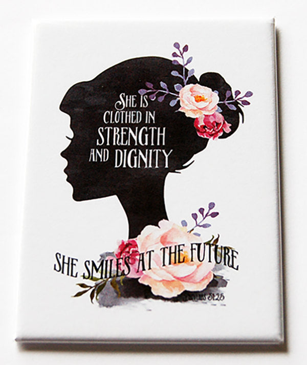 Strength & Dignity Rectangle Magnet - Kelly's Handmade