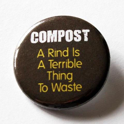 Composting Pin - Kelly's Handmade